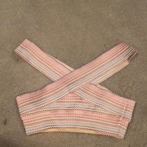 Bandeaux bathing suit top!